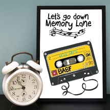 Mouse and Pen - Let's Go Down Memory Lane A4